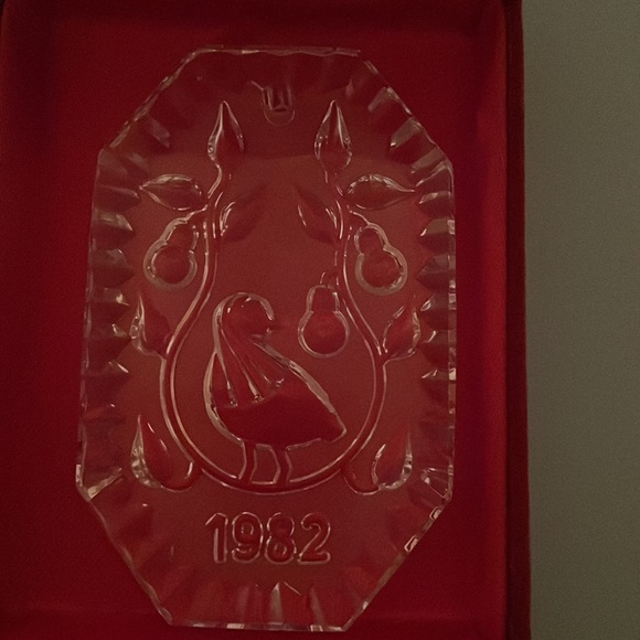 1982 Waterford Crystal PARTRIDGE in A PEAR TREE 12 Days Christmas. - Picture 7 of 15